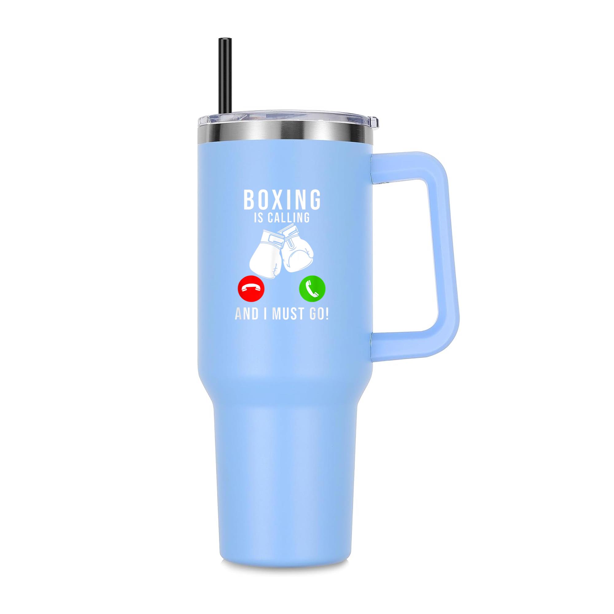 Boxing Is Calling And I Must Go 40oz Stainless Steel Tumbler