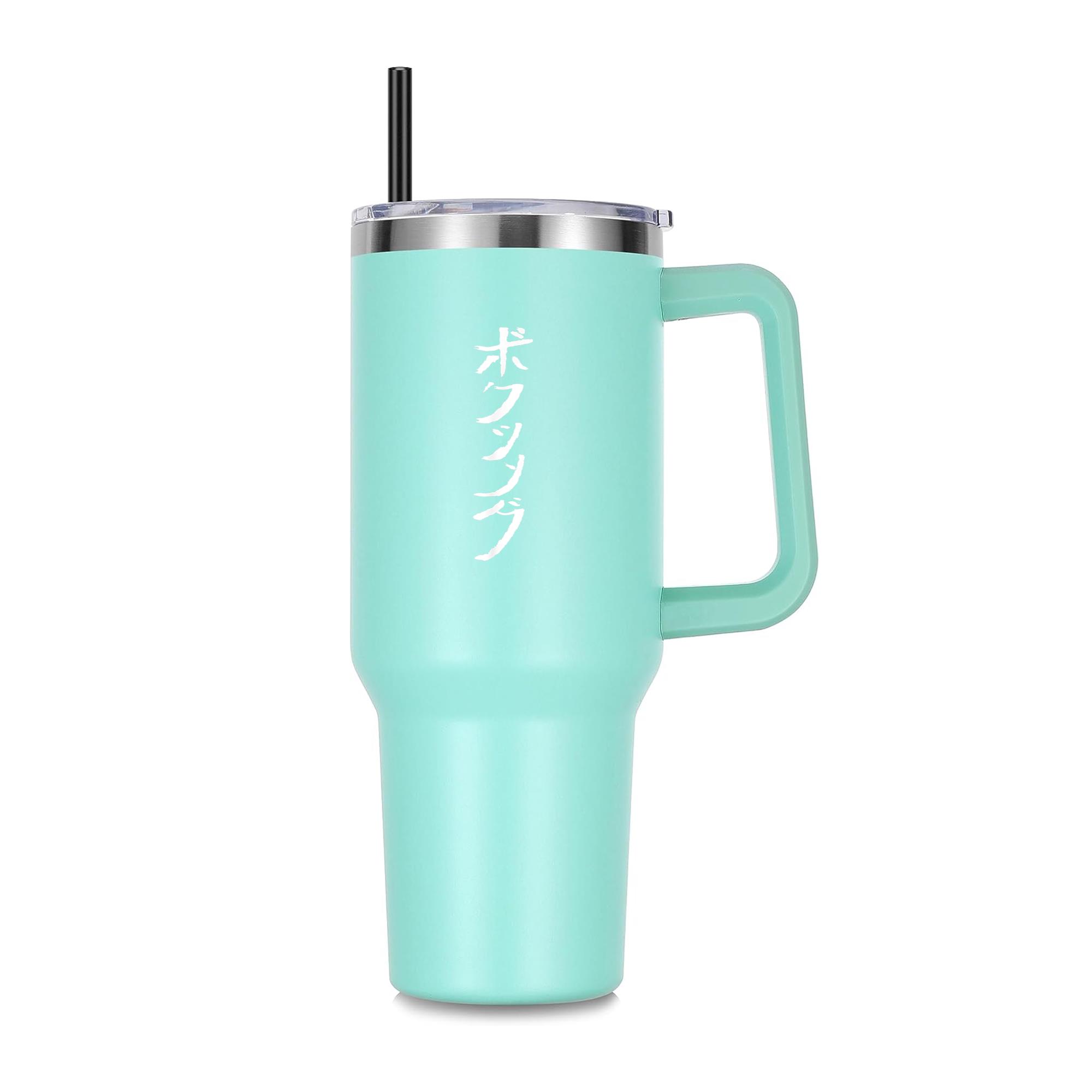 Boxing Japanese Katagana 40oz Stainless Steel Tumbler - Image 3