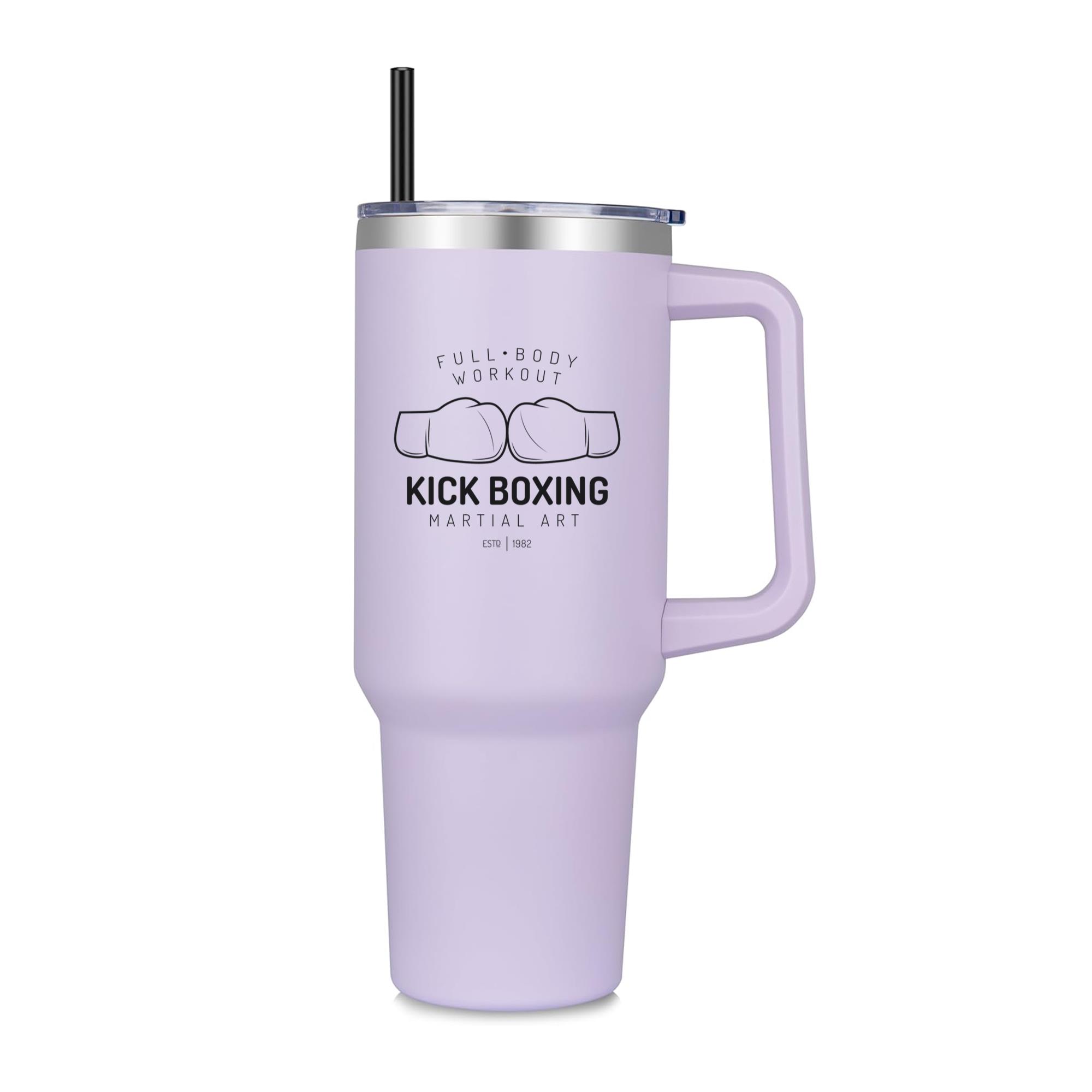 Boxing Kickboxing Fight Label 40oz Stainless Steel Tumbler - Image 2