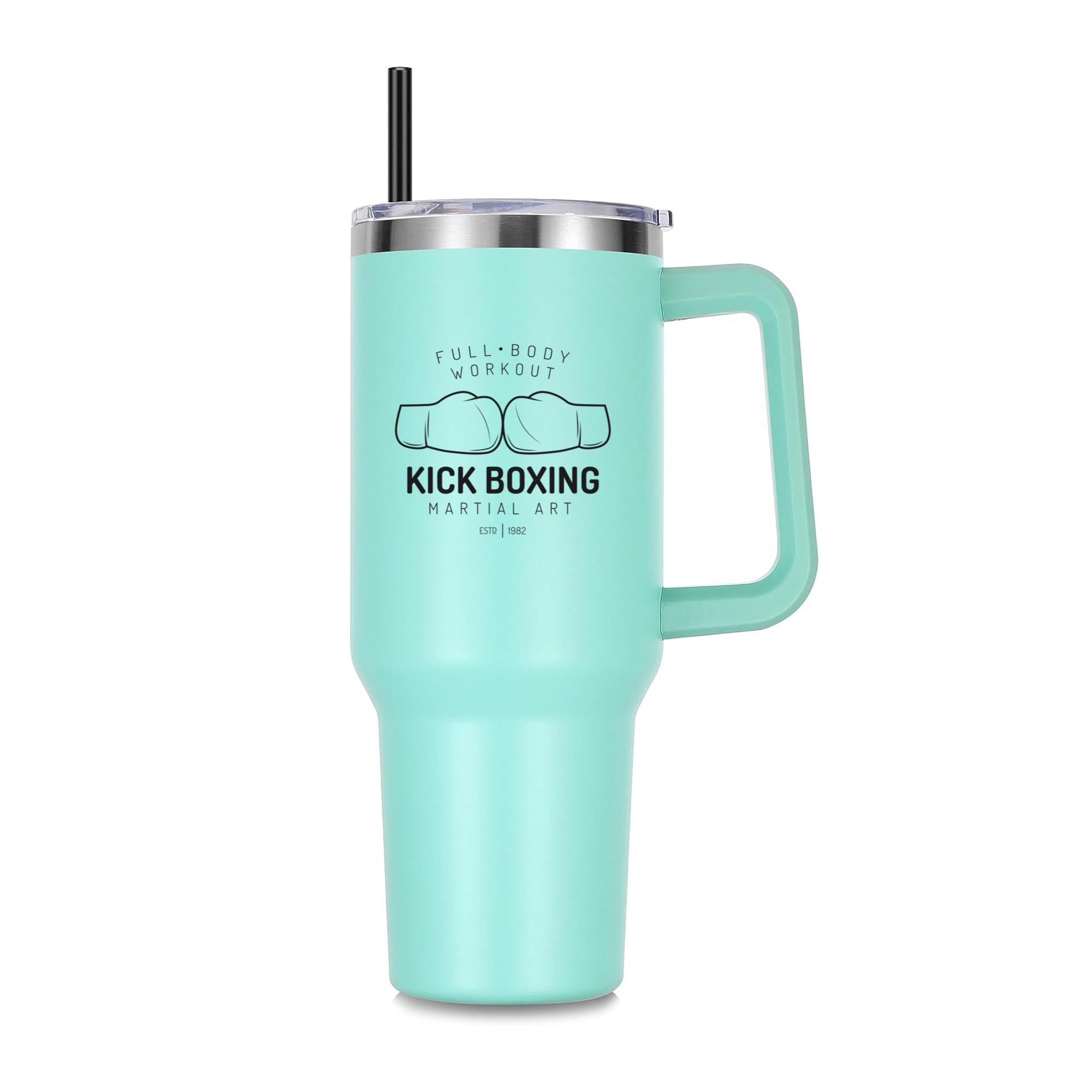 Boxing Kickboxing Fight Label 40oz Stainless Steel Tumbler - Image 3