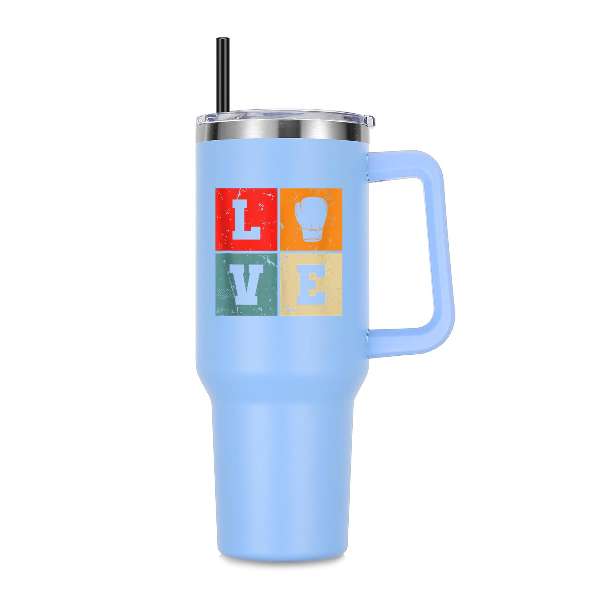 Boxing Love Vintage 40oz Stainless Steel Tumbler