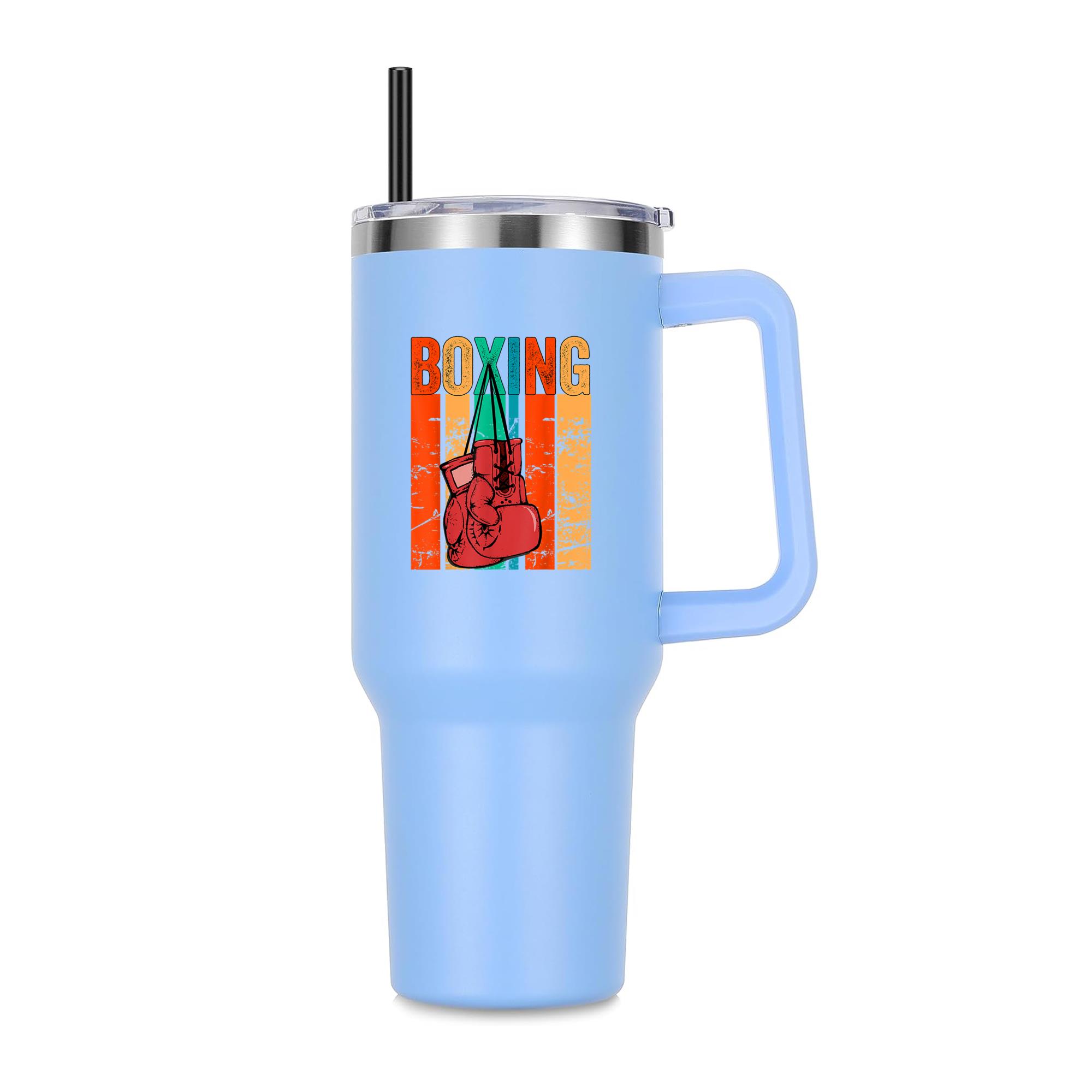 Boxing Lover Vintage 40oz Stainless Steel Tumbler