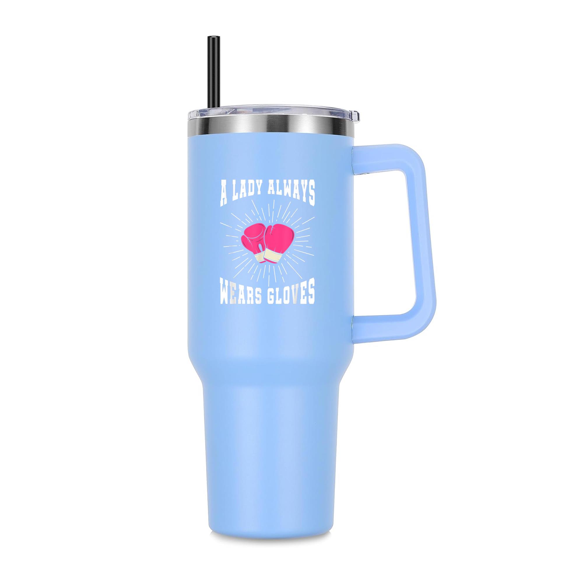 Boxing Muay Thai 40oz Stainless Steel Tumbler