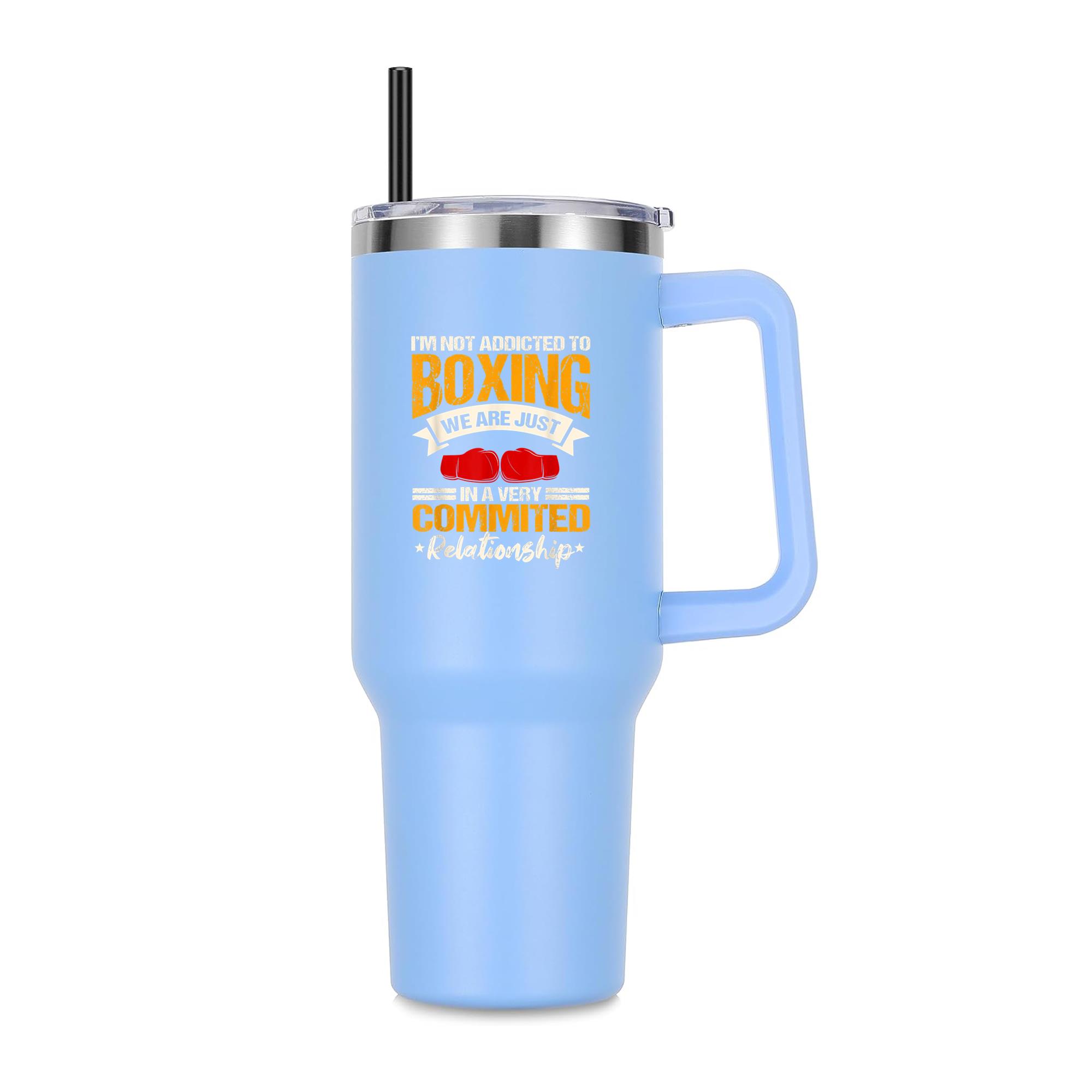 Boxing Ring Gloves Boxer 40oz Stainless Steel Tumbler