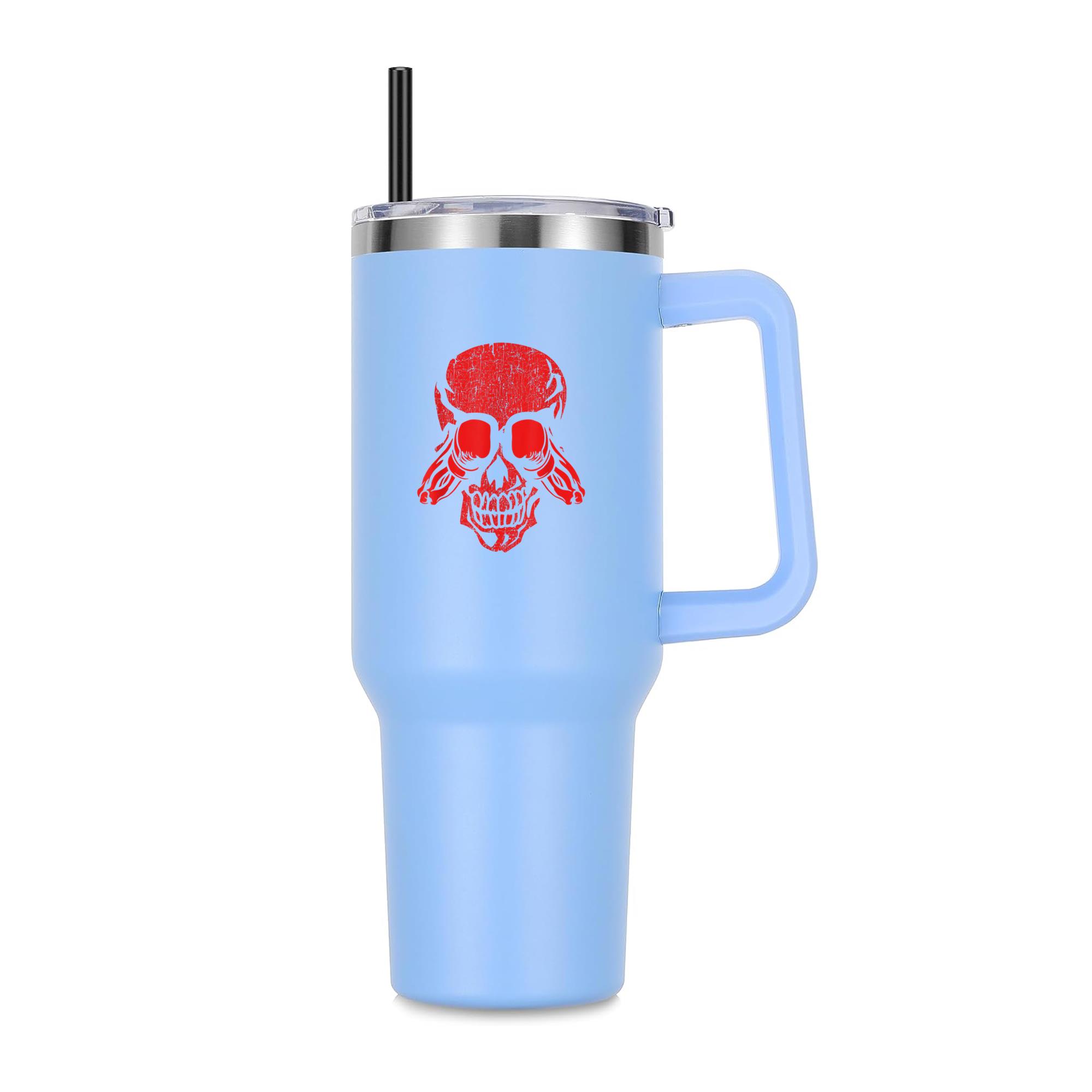 Boxing Skull Skeleton Halloween 40oz Stainless Steel Tumbler