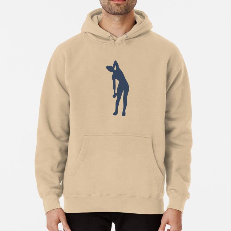 Dumbbell Exercise Silhouette Classic Unisex Hoodie