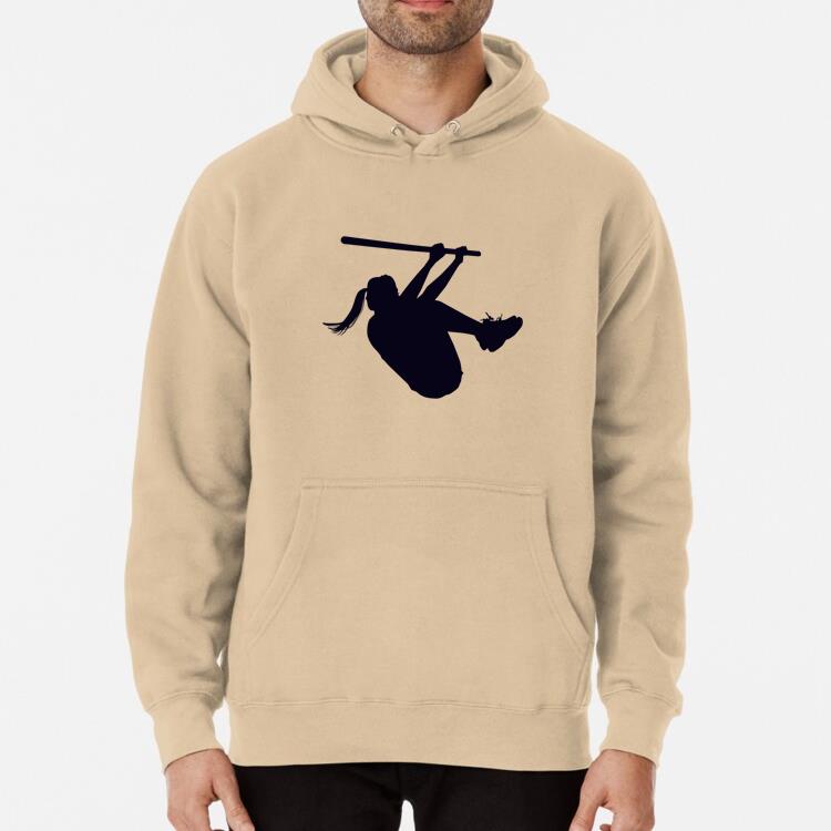 Female Crossfit Training Silhouette Classic Unisex Hoodie