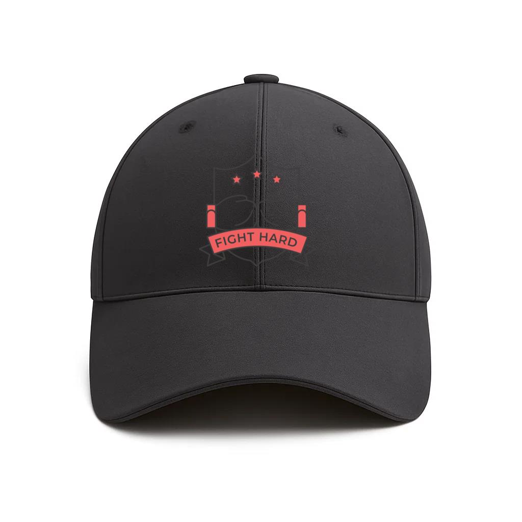 Fight Hard Glove Boxing Glove Star Colored Badge Sticker Cotton Twill Cap