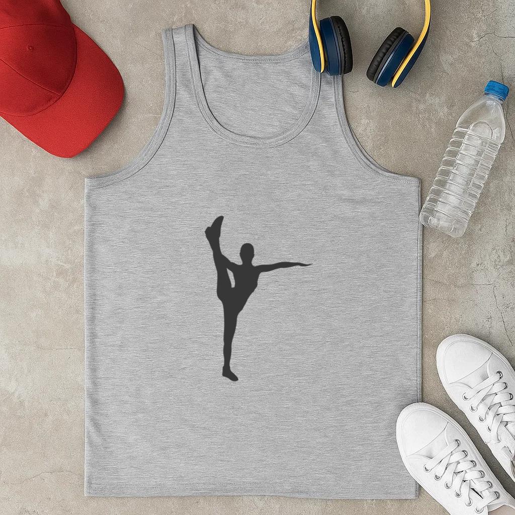 Girl Fitness Silhouette Classic Unisex Tank Top