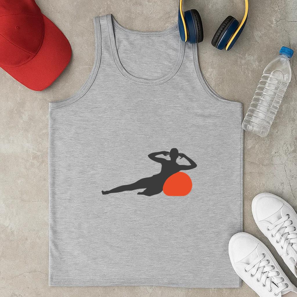 Girl Pilates Silhouette Classic Unisex Tank Top