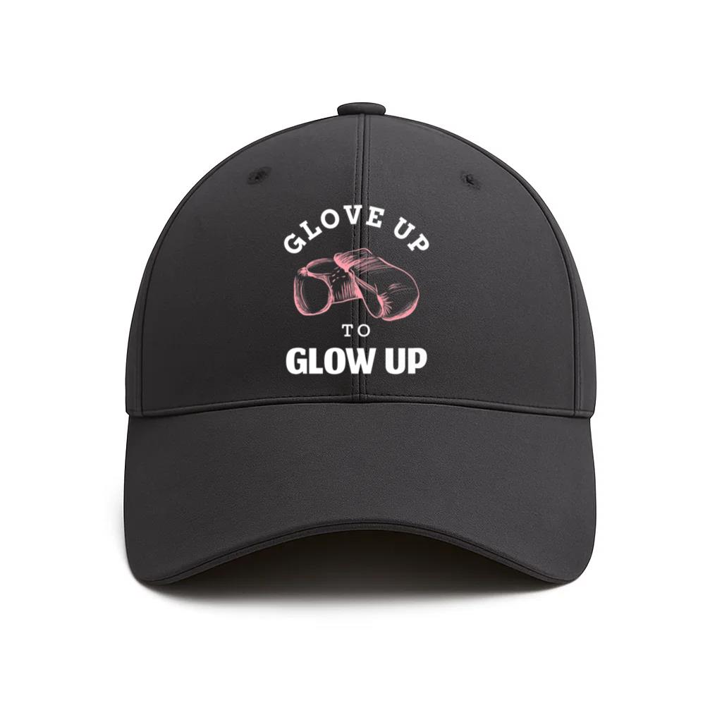 Glove Up to Glow Up Ladies Boxing Cotton Twill Cap