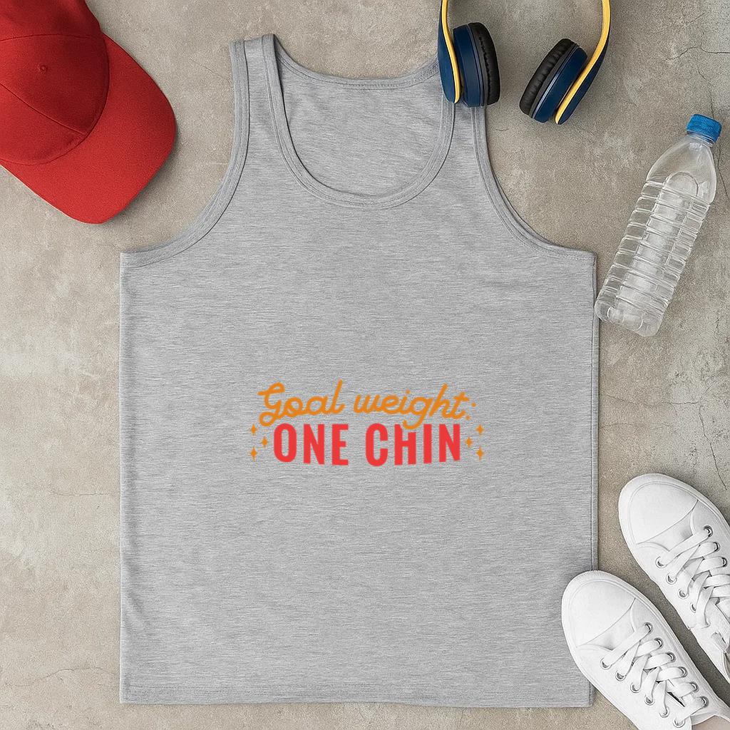 Goal Weight Workout Phrase Classic Unisex Tank Top