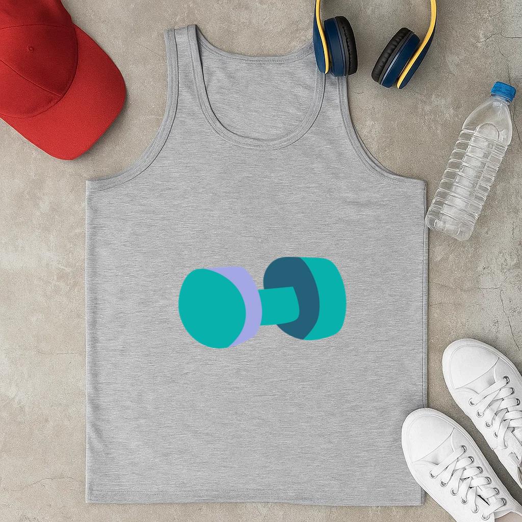 Green Dumbbell Classic Unisex Tank Top