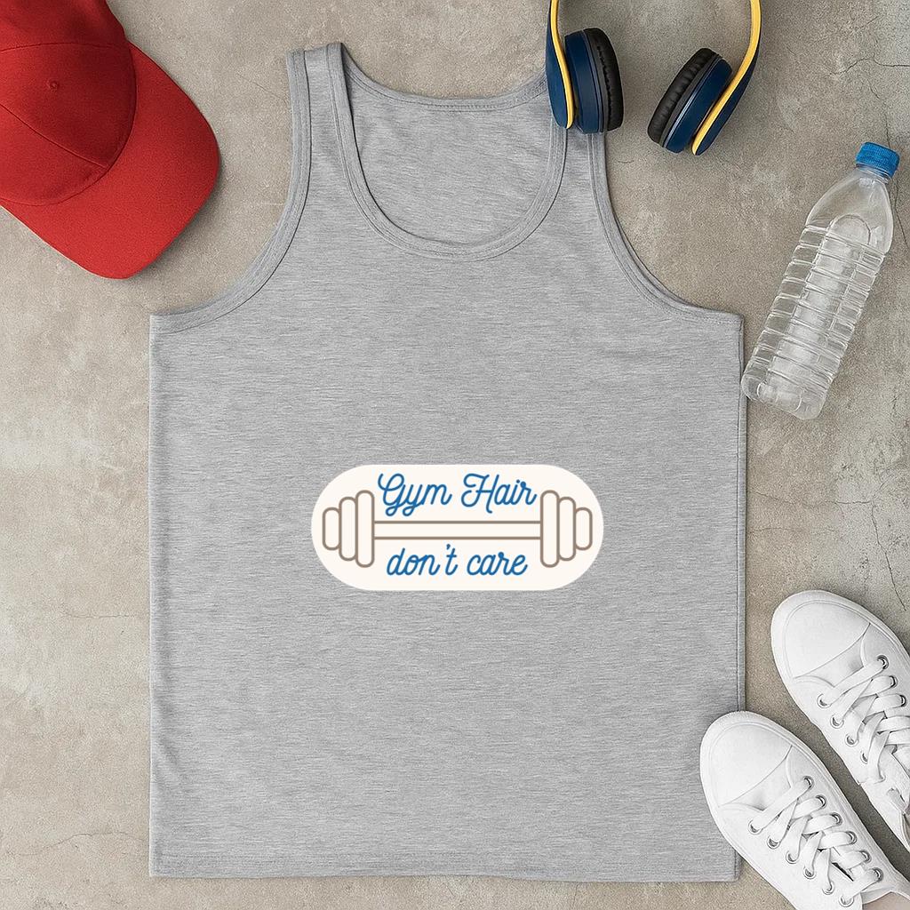 Gym Hair Flat Quote Classic Unisex Tank Top
