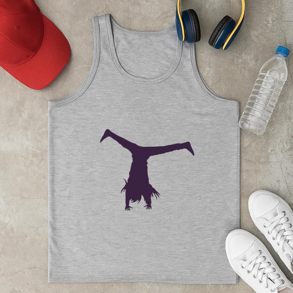 Gymnastics Cartwheel Silhouette Classic Unisex Tank Top