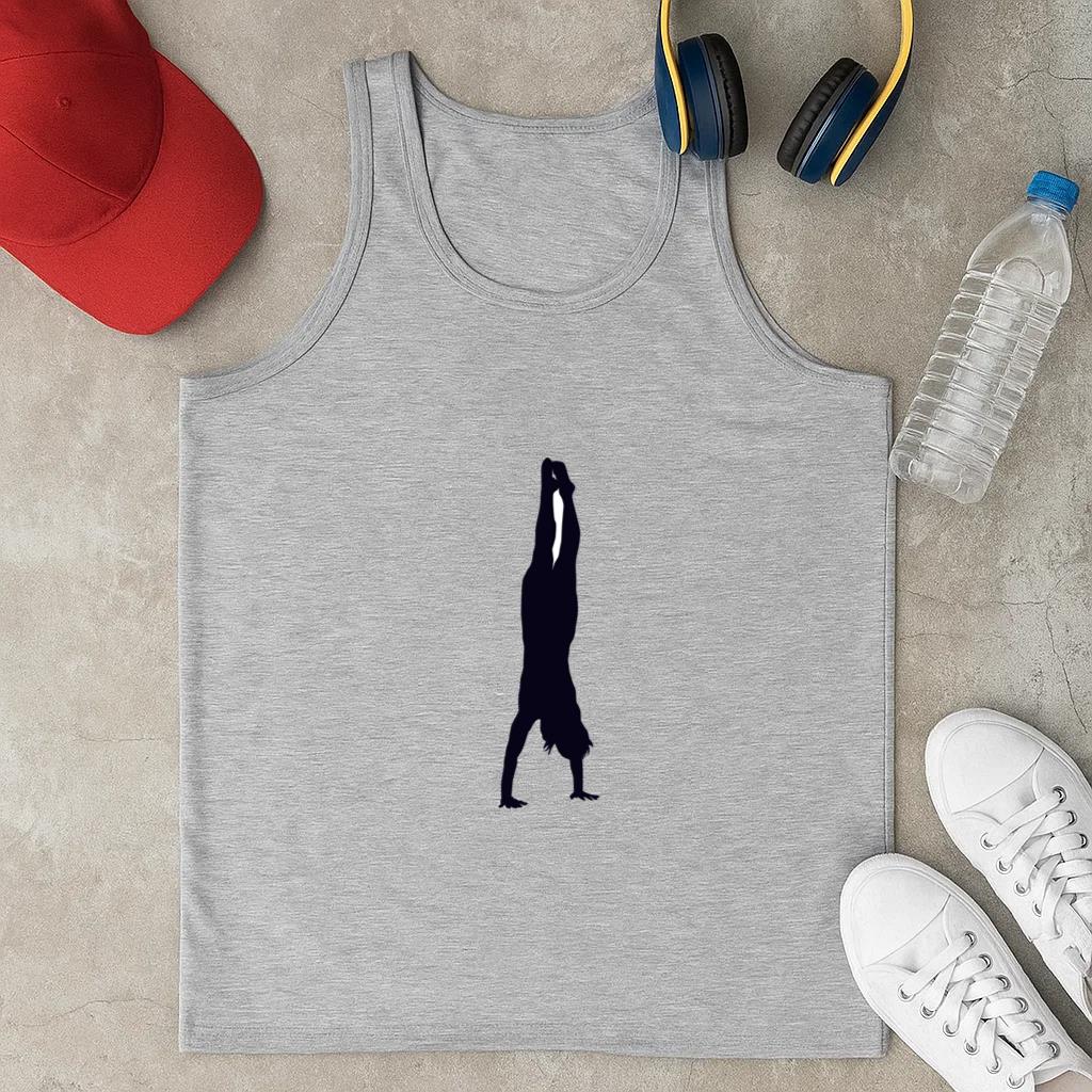 Handstand Crossfit Silhouette Classic Unisex Tank Top