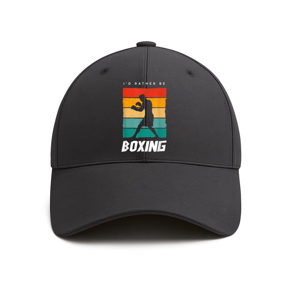 Id Rather Be Boxing Cotton Twill Cap 