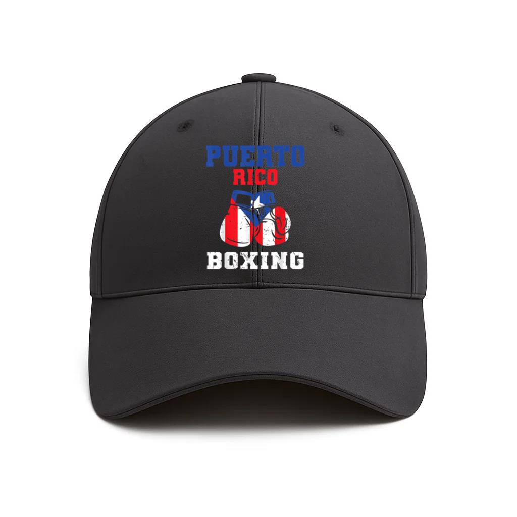 Puerto Rican Flag Boxing Cotton Twill Cap 