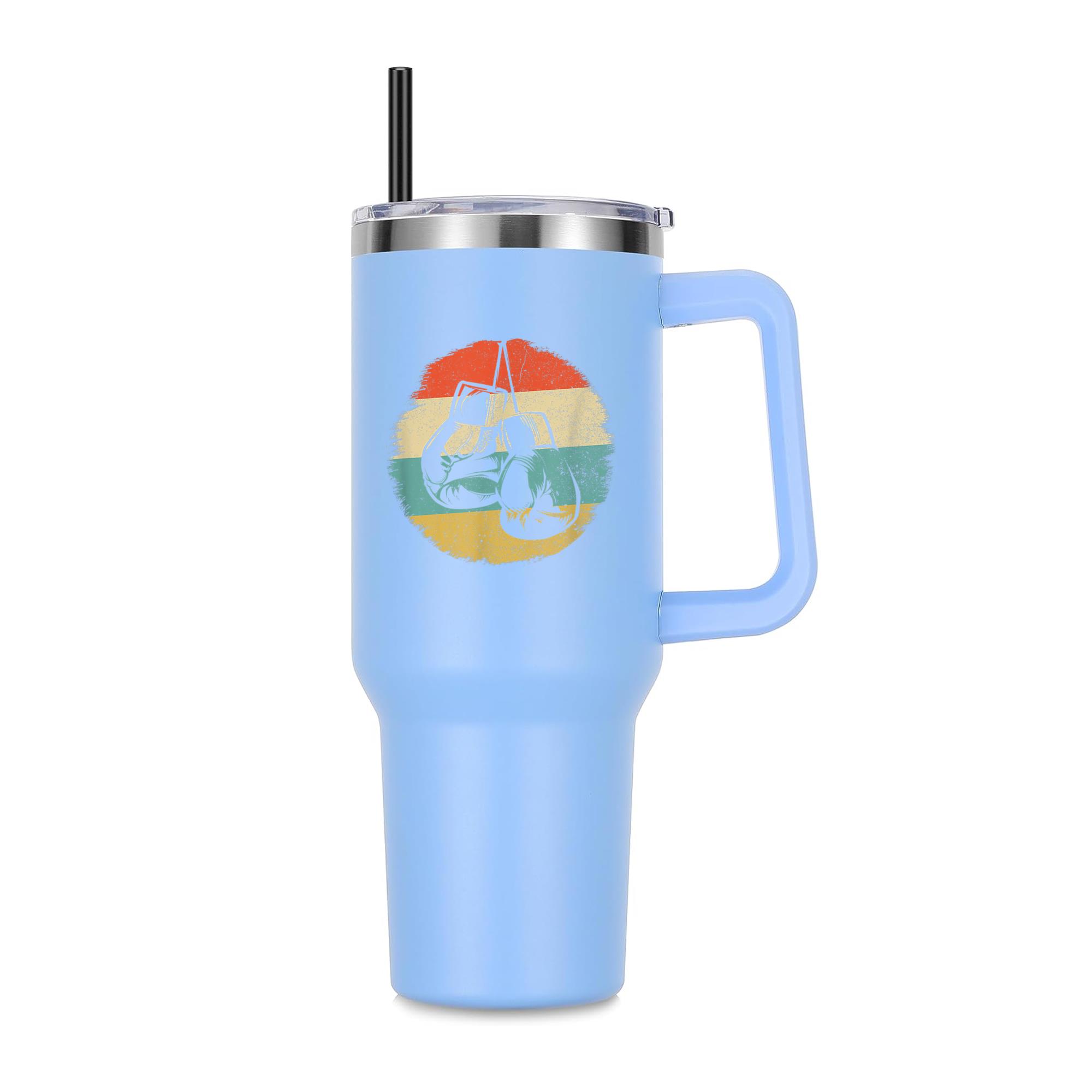 Vintage Boxing Gloves 40oz Stainless Steel Tumbler