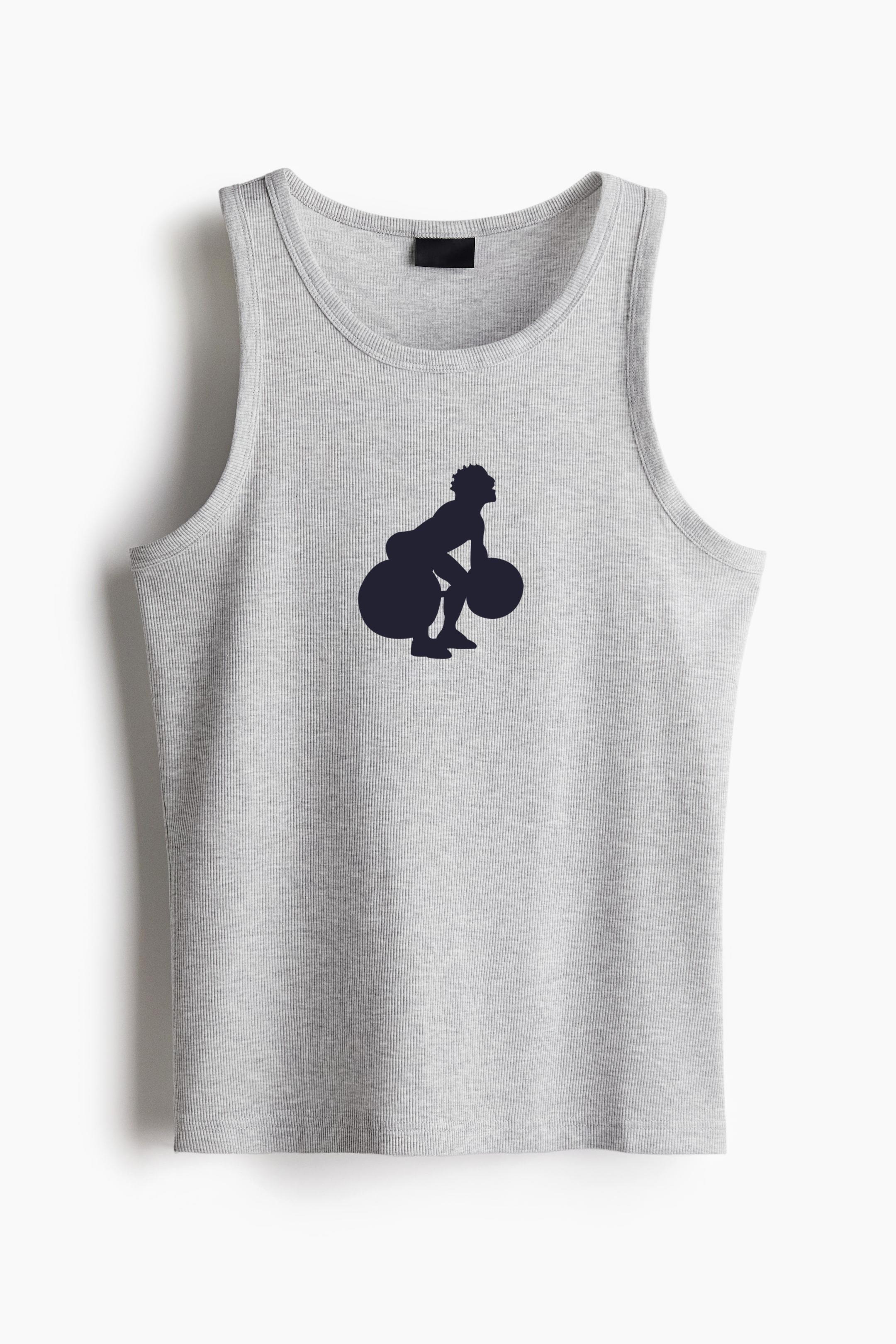 Weight Lifting Silhouette Classic Unisex Tank Top