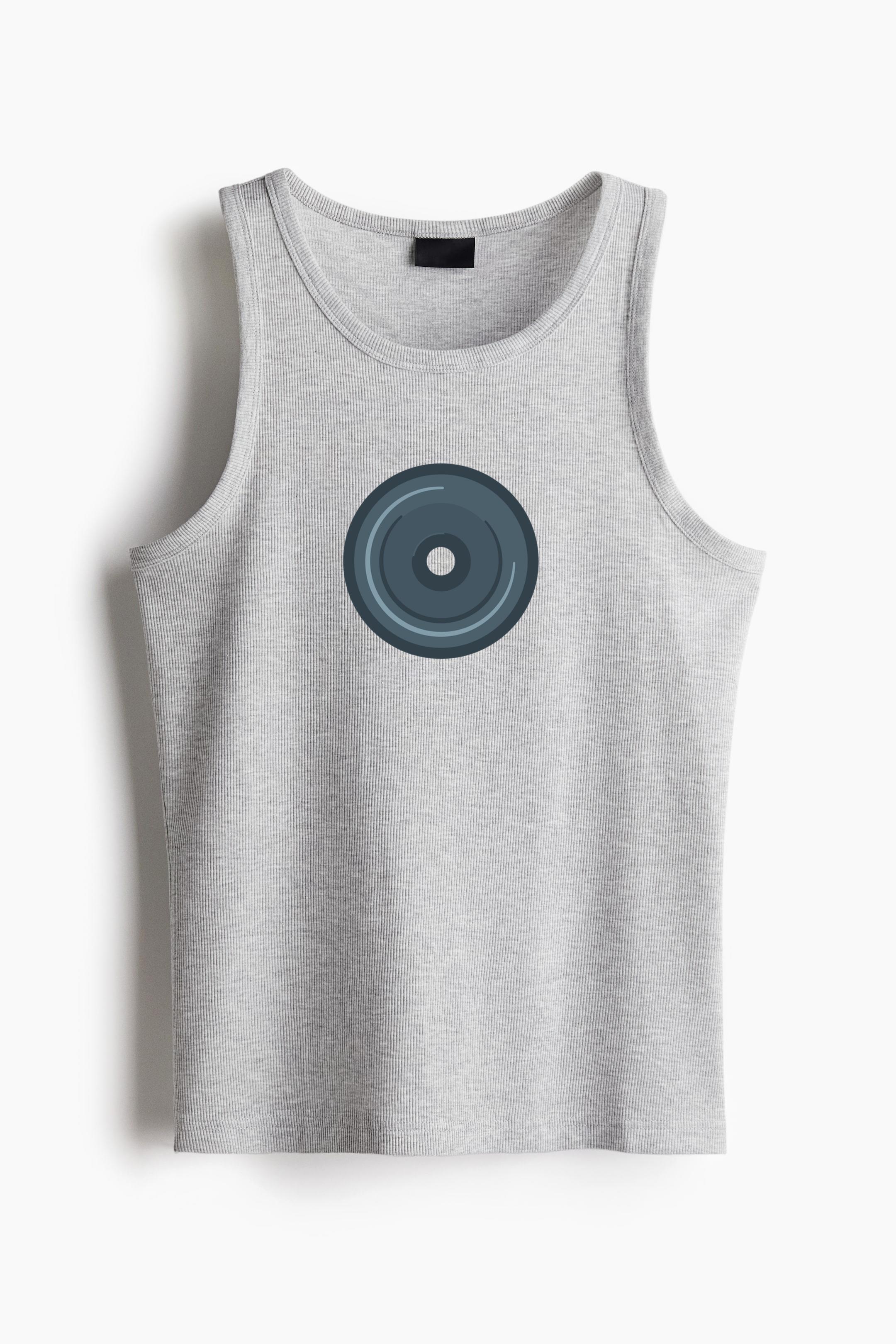 Weight Plate Icon Classic Unisex Tank Top