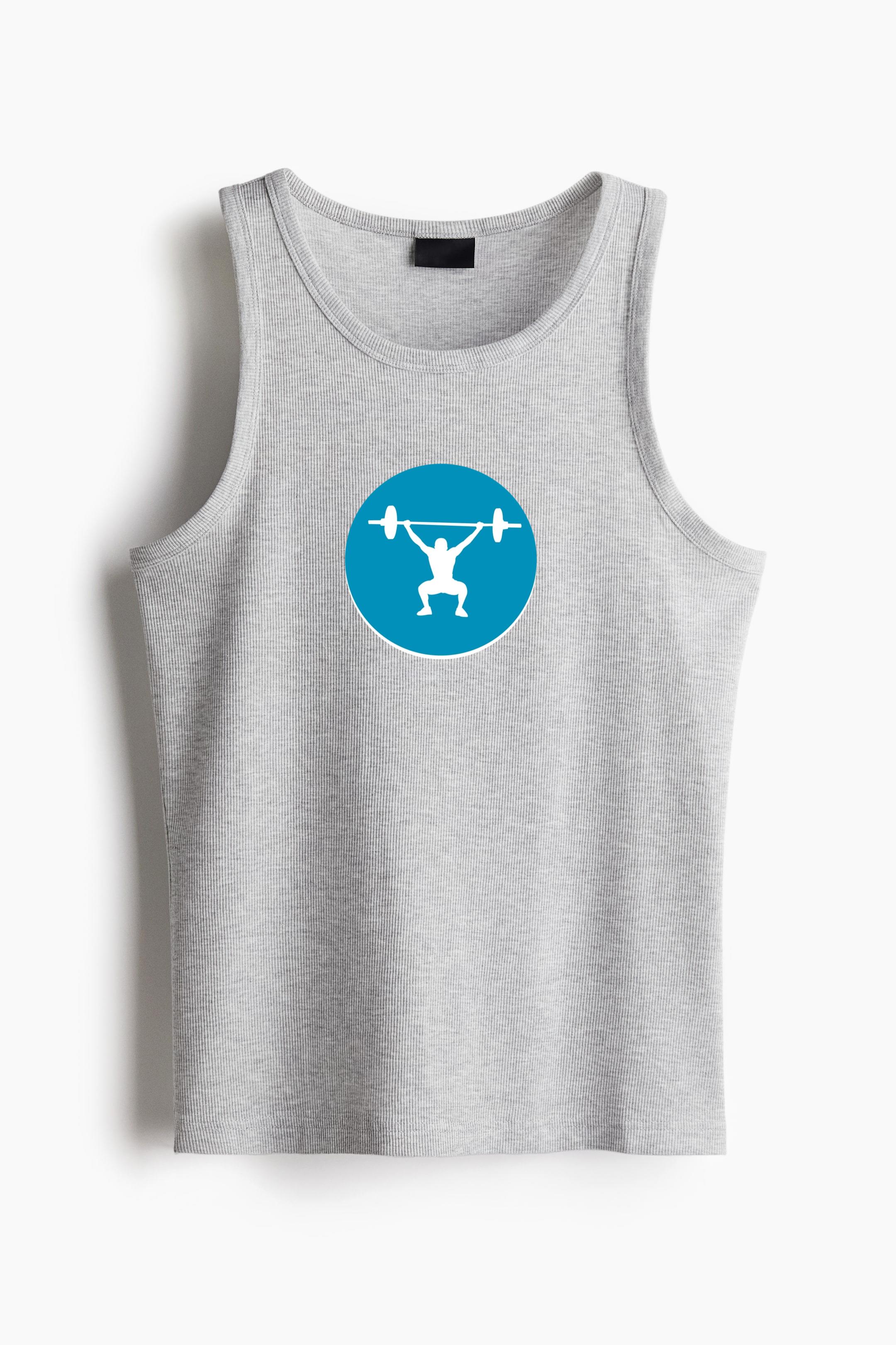 Weightlifting Circle Icon Classic Unisex Tank Top